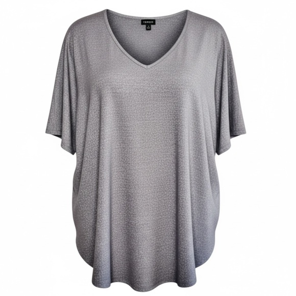 Sweaters - NWT Torrid Grey Sparkle Hacci Tunic sz 3X